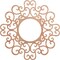 Ekena Millwork Reims Wood Fretwork Pierced Ceiling Medallion, Cherry, 26"OD x 9 7/8"ID x 3/8"T CMWP26X26X0375RECH - alternate 1
